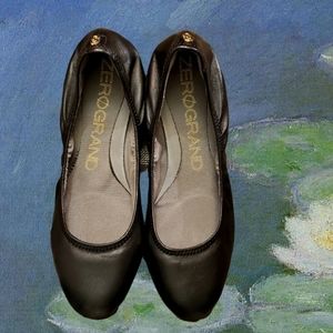 COLE HAAN ZEROGRAND LEATHER BALLET FLAT